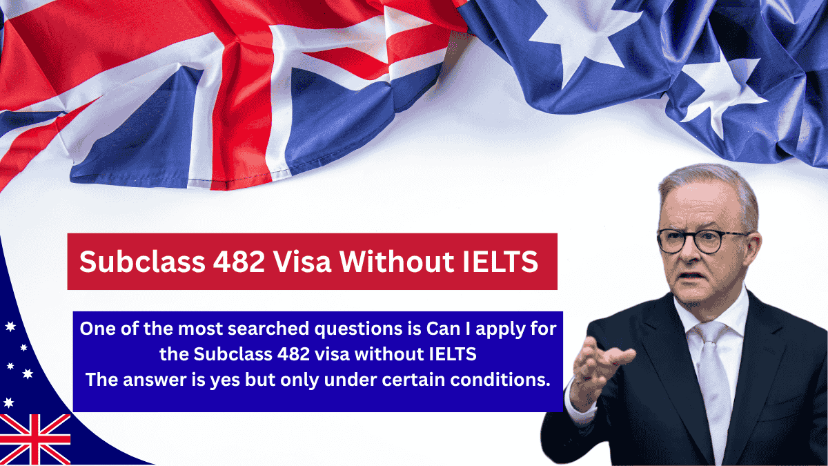 Subclass 482 Visa Without IELTS Australia Work Permit