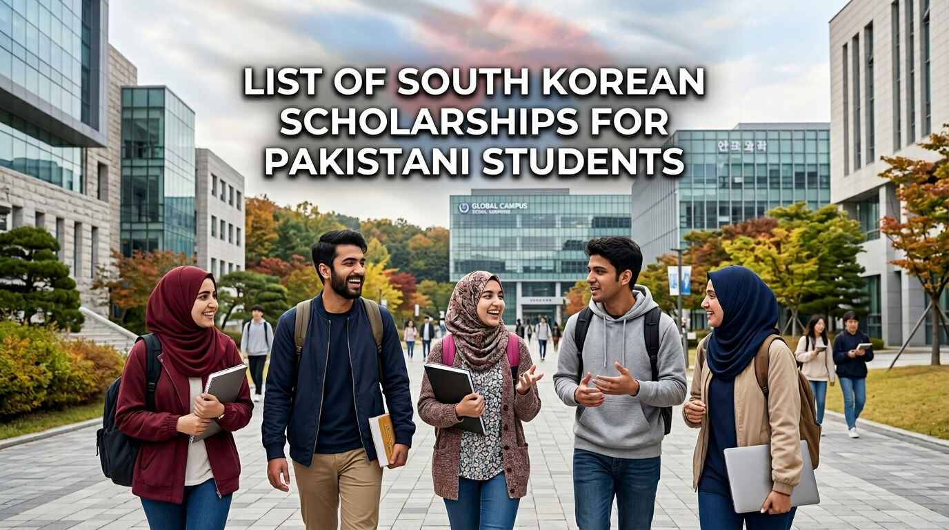 List of South Korean Scholarships for Pakistani Students 2026 List of South Korean Scholarships for Pakistani Students